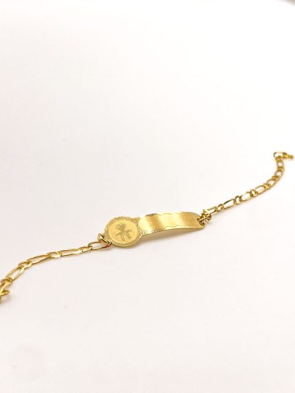 bracciale battesimale in oro