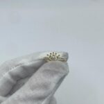 anello corona in oro18kt-1.40gr